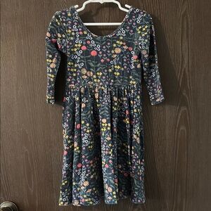 Floral Kids Dress - Multicolor